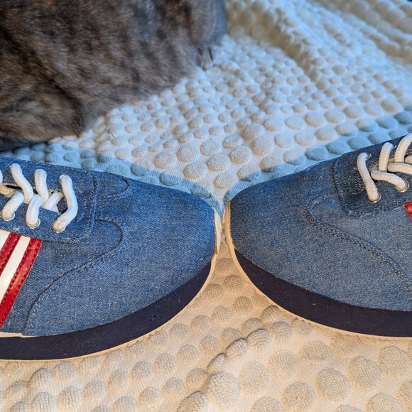 Denim USA Flag Sneakers 8.5 by Rouge Helium - Picture 3 of 9